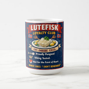 Tasse de café Club de fidélité au lutefisk norvégi
