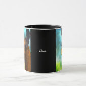 Tasse de café collectable d'art de lama (Centre)