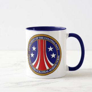 Tasse de café coloniale de marines