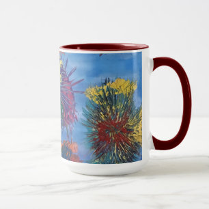 Tasse de café colorée