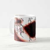 Tasse de café "comme politicien" (Devant gauche)