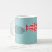 Tasse de café côtière Poisson sarcelle (Devant gauche)