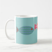 Tasse de café côtière Poisson sarcelle (Gauche)