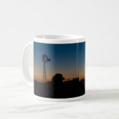 Tasse de café Coucher de soleil Moulin à vent Ozar (Devant gauche)