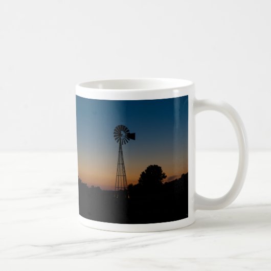 Tasse de café Coucher de soleil Moulin à vent Ozar (Droite)