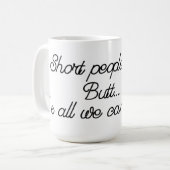 Tasse de café courte de bout de coup-de-pied de (Devant gauche)