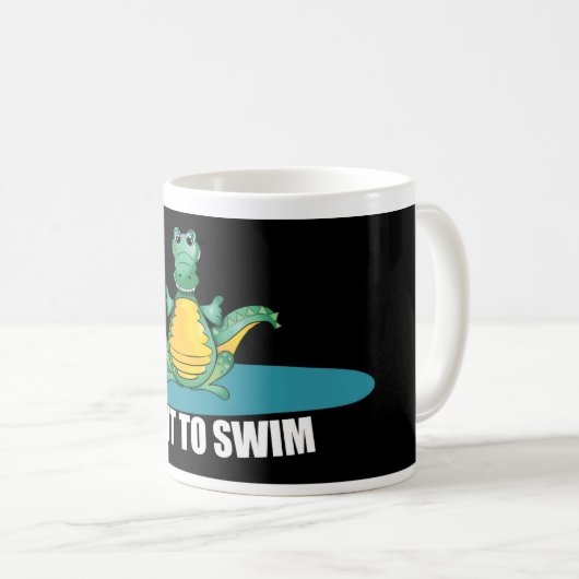 tasse de café crocodile (Devant droit)