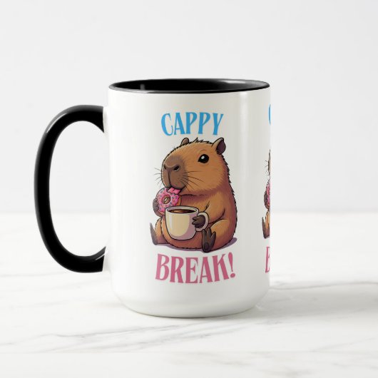 Tasse de café Cute Cappy Break Capybara | Anima dr (Gauche)