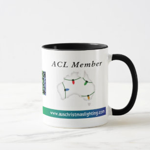 Tasse de café d'ACL - police deux