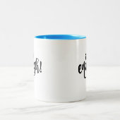 Tasse de café d'affirmation d'abondance (Centre)
