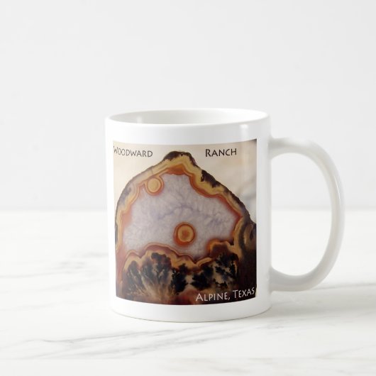 Tasse de café d'agate de plume (le Texas) (Droite)