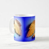 tasse de café d'aigle patriotique or (Devant gauche)