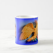 tasse de café d'aigle patriotique or (Centre)