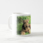 Tasse de café d'Airedale Terrier (Devant gauche)