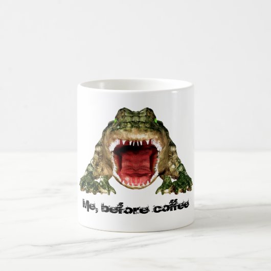 Tasse de café d'alligator (Centre)