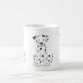Tasse de café dalmatienne de chien (Centre)