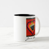 Tasse de café "d'amour de Java" (Devant droit)