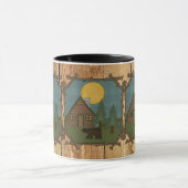 Tasse de café d'amusement de cabine d'ours de pays (Centre)