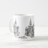 Tasse de café d'amusement de château de sable (Devant gauche)