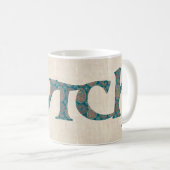 Tasse de café d'amusement, slogan de Gallois (Devant droit)