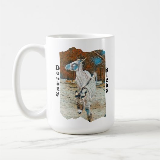 Tasse de café d'âne pour des amants d'âne (Gauche)