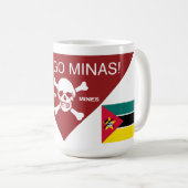 Tasse de café Danger Mines ! (Devant droit)