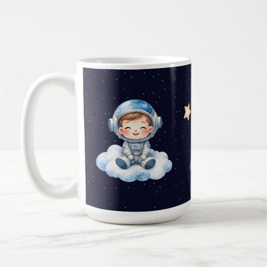 Tasse de café d'anniversaire d'astronaute de l'esp (Gauche)