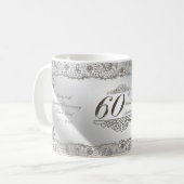 Tasse de café d'anniversaire de diamant (Devant gauche)