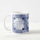 Tasse de café d'anniversaire de mariage de saphir (Gauche)