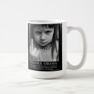Tasse de café d'Anti-Obama