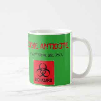 Tasse de café d'antidote de zombi