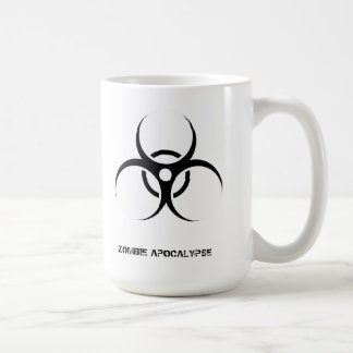 Tasse de café d'apocalypse de zombi