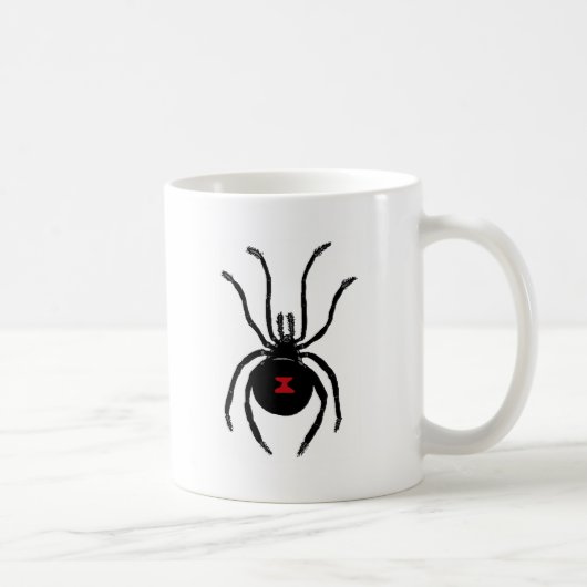 tasse de café d'araignée de veuve noire (Droite)