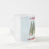 Tasse de café d'arbre de Noël de bonhommes de (Devant gauche)
