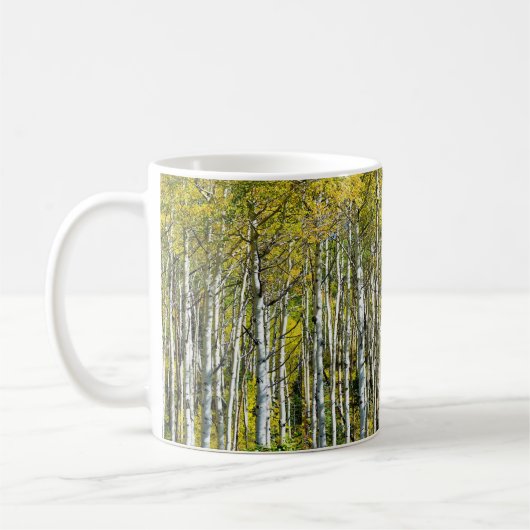 Tasse de café d'arbres d'Aspen (Gauche)