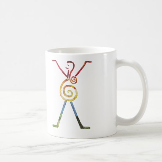 Tasse de café d'arc-en-ciel d'univers de mère (Droite)