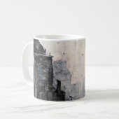 Tasse de café d'art abstrait (Devant gauche)