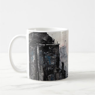 Tasse de café d'art abstrait
