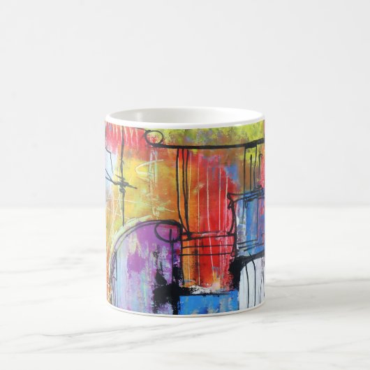 Tasse de café d'art abstrait (Centre)
