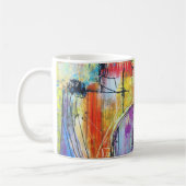 Tasse de café d'art abstrait (Gauche)