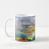 Tasse de café d'art abstrait (Gauche)