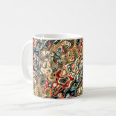Tasse de café d'art abstrait (Devant gauche)