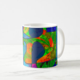 tasse de café d'art abstrait "abstract6"