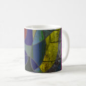 Tasse de café d'art abstrait "Variation Chandelle" (Devant droit)