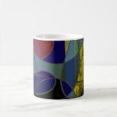 Tasse de café d'art abstrait "Variation Chandelle" (Centre)