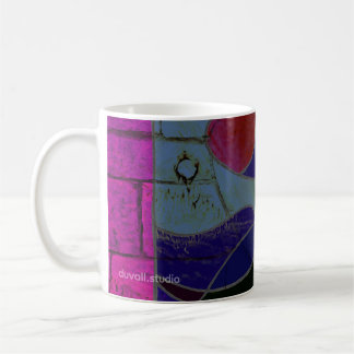 Tasse de café d'art abstrait "Variation Chandelle"