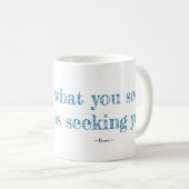 Tasse de café d'art de Bouddha de citation de zen (Devant droit)