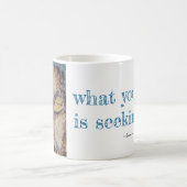 Tasse de café d'art de Bouddha de citation de zen (Centre)