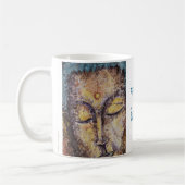 Tasse de café d'art de Bouddha de citation de zen (Gauche)