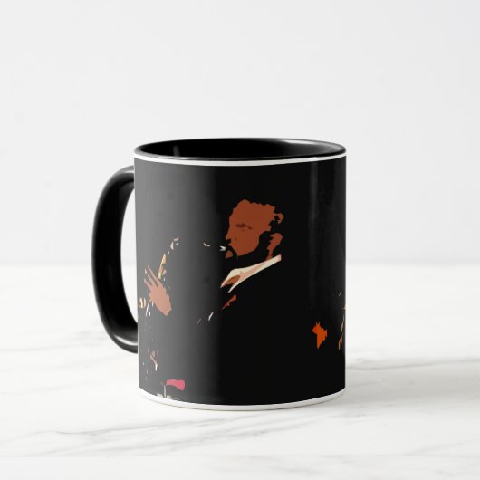 Tasse de café d'artiste de jazz (Devant gauche)